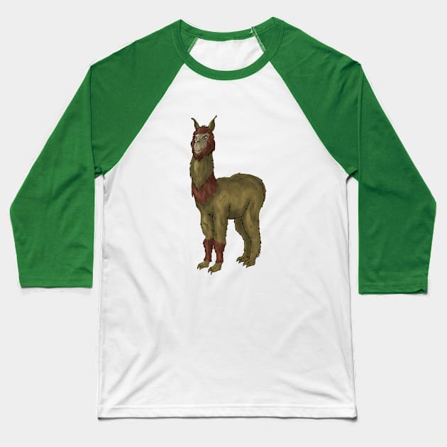 Alpaca Baseball T-Shirt by TriBlurr84